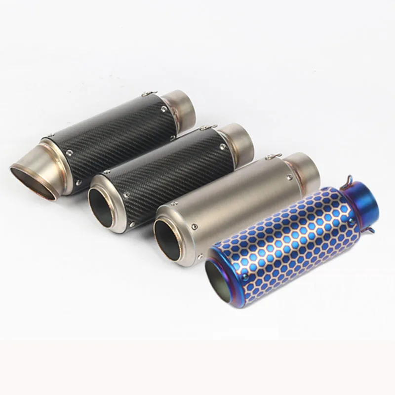 

ID: 60mm Motorcycle Exhaust Pipe Scooter exhaust Muffler pipe Case For BMW S1000RR RSV4 GSXR1000 YZF-R1