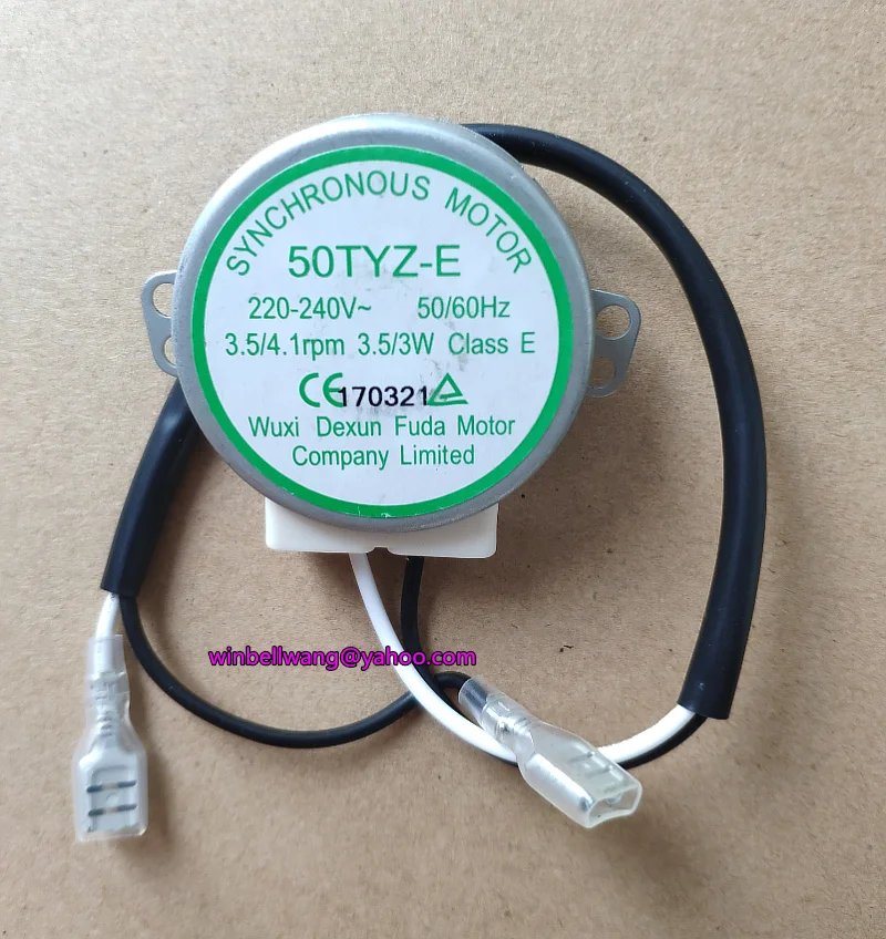 

Free shipping, Brand new 50TYZ-E ice cube machine synchronous motor 220V 3W 3.5RPM AC motor ~