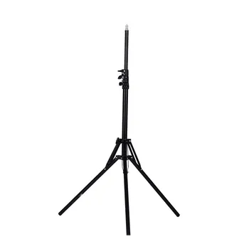 

Max extension 190cm Light weight portable light standing tripod 1/4 Screw for Ring led lamp Studio LED continue lighting
