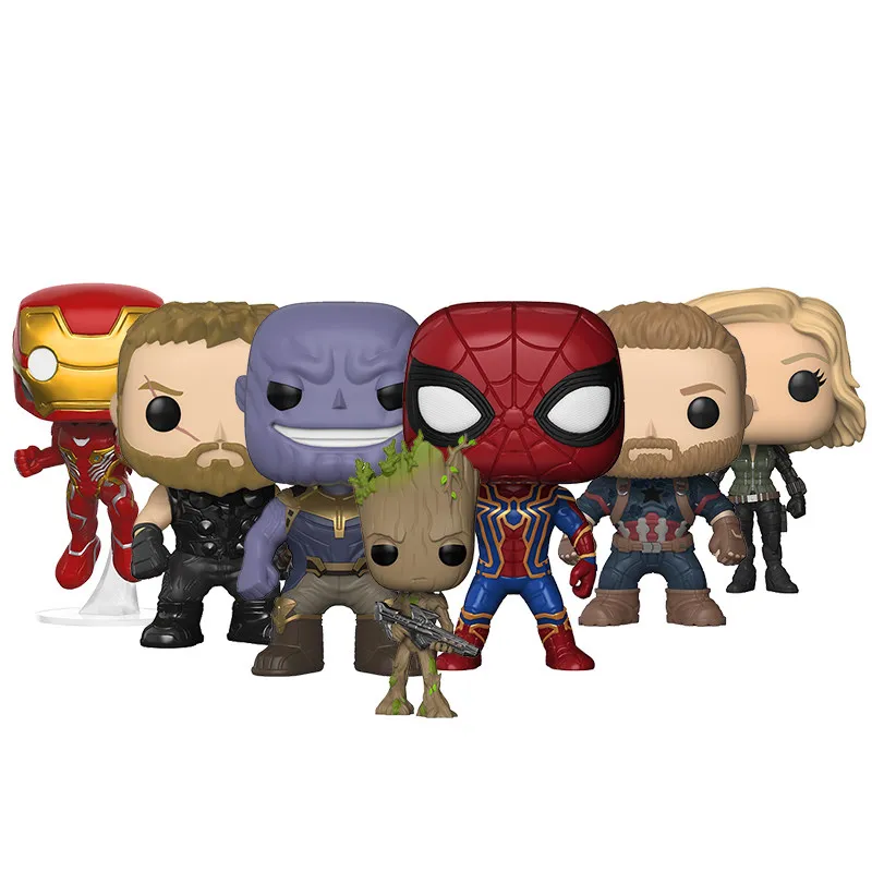 Funko POP Мстители 3: война бесконечности танос Железный человек окунированный Тор