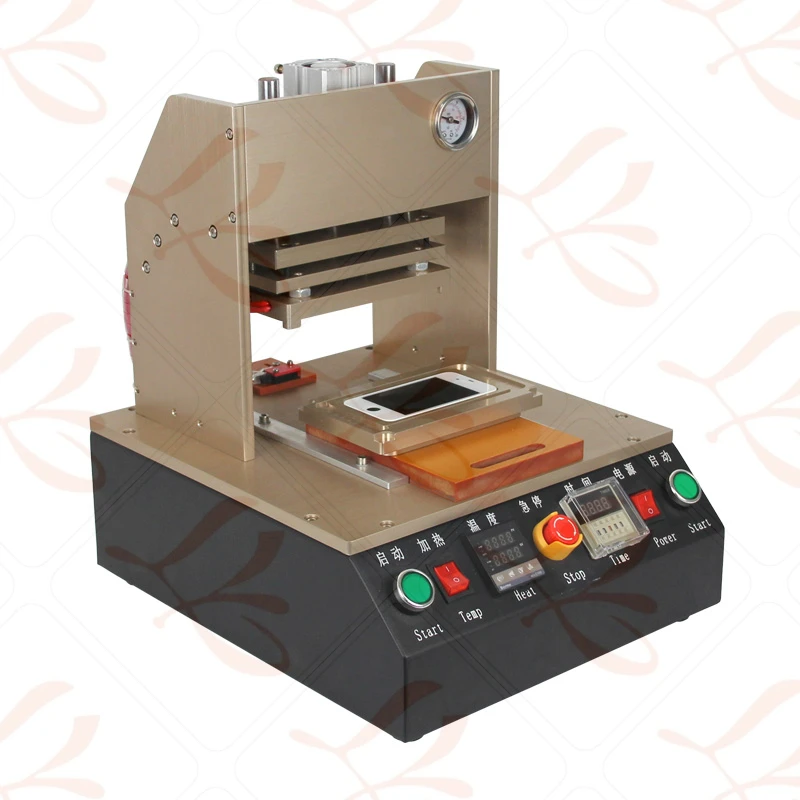 

LY 918 built-in air compressor,automatic apple mobile frame hot bar machine