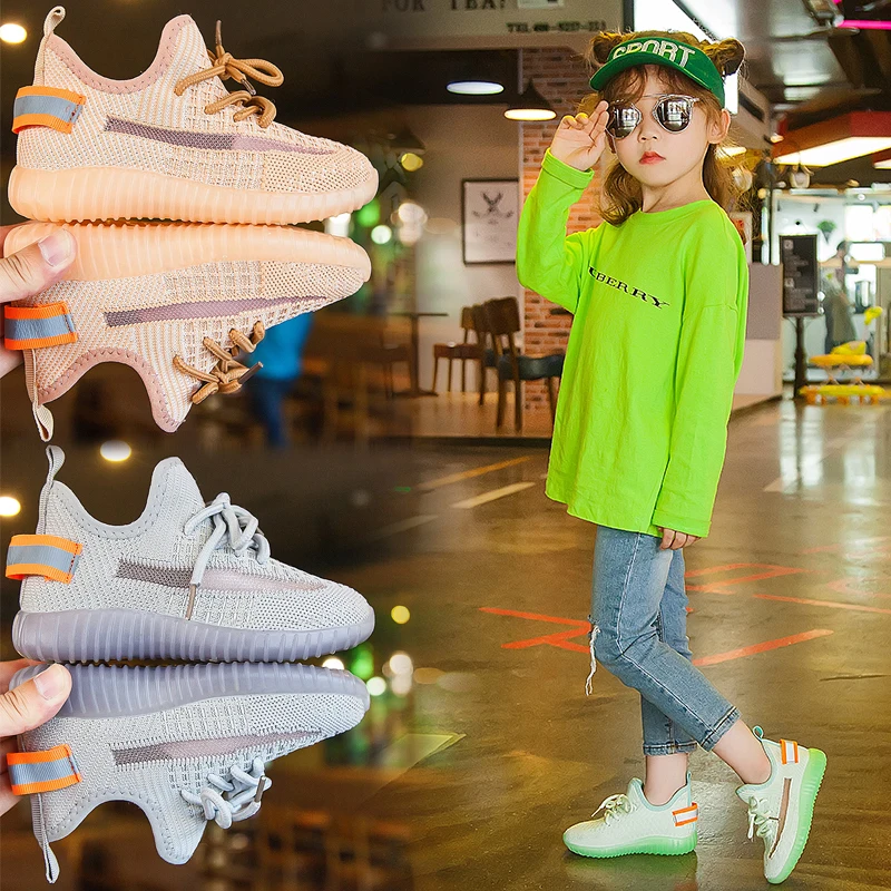 

Spring Autumn Kids Shoes 2019 Fashion Mesh Casual Children Sneakers For Boy Girl Toddler Baby Breathable Sport Shoe