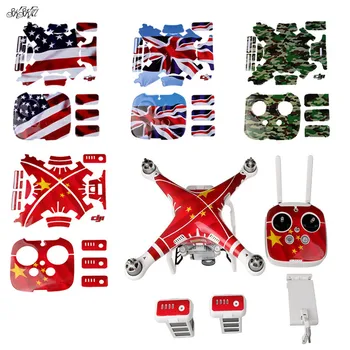 

Drone Waterproof Sticker Remote control / Drone body Shell/ Battery Sticker skin for Dji Phantom 3 3A 3P Advanced Professional