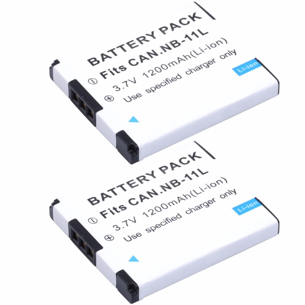 2 Pz Nb-11L Nb 11L Batteria Per Canon Powershot A2400 A2500 A2600 A3400 A3500 A4000 È Elph 320 340 Ixus 265 Hs Fotocamera