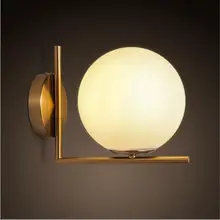 Modern Wall Lamp Wall Light Indoor LED Glass Ball Wall Lamps for Bedroom Bedside Home Lighting Light Fixture Wall Sconce