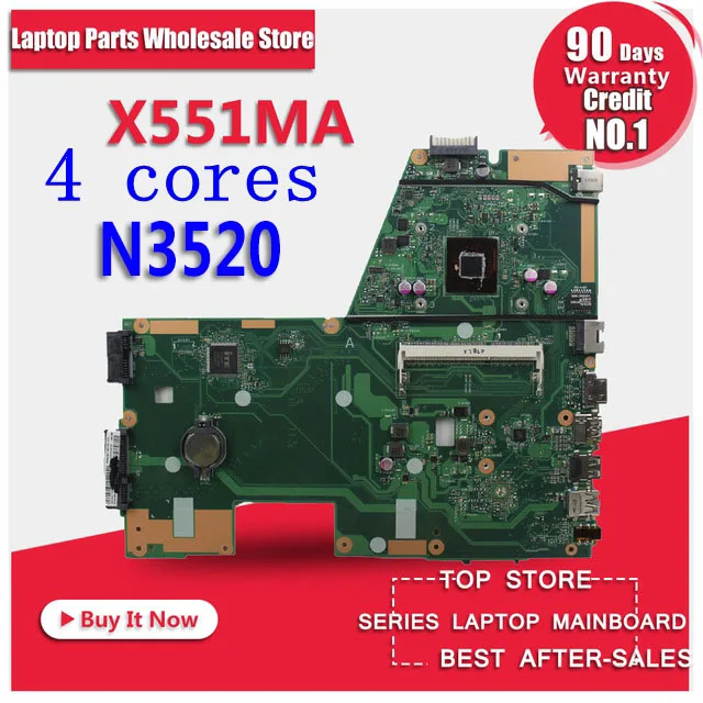 X551MA Motherboard N3520 2.167GH For ASUS F551MA X551MA D550M laptop Motherboard X551MA Mainboard X551MA Motherboard test OK