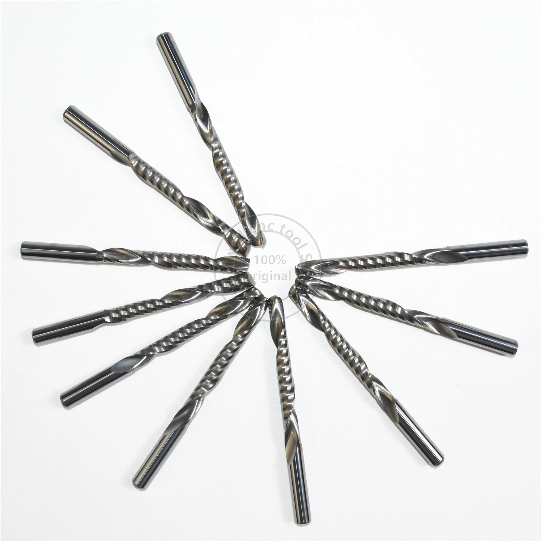 10pcs6mm* 52 мм,, CNC деревянные инструменты, Карбид Концевая мельница, деревообработка вставки фрезы, вольфрамовый фреза, МДФ, ПВХ, акрил