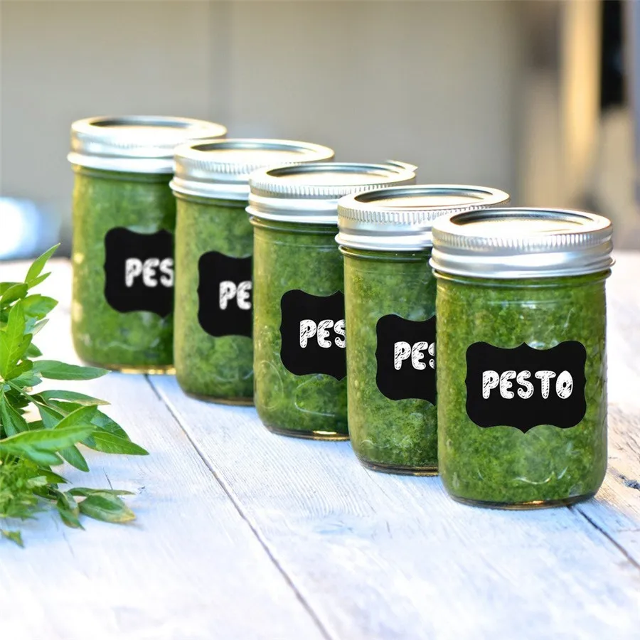 

Wootile 2017 3 different design vinyl chalkboard label creative DIY Kitchen Decal Mason Chalkboard Labels self-adhesive label