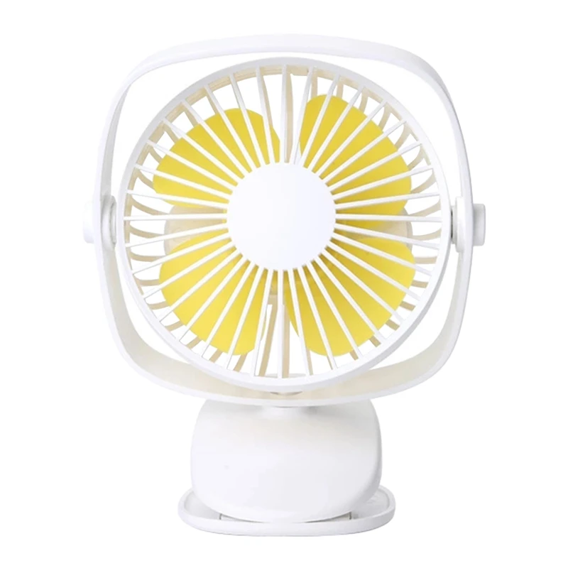 

Mini Usb Rechargeable Air Cooling Fan Clip Desk Fan Dual Use Home Student Dormitory Bedside Portable Desktop Office Fan