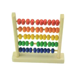 Мини Abacus Игрушки Развивающие Игрушки для Детей детские Деревянные Игрушки Раннего Обучения Игрушки