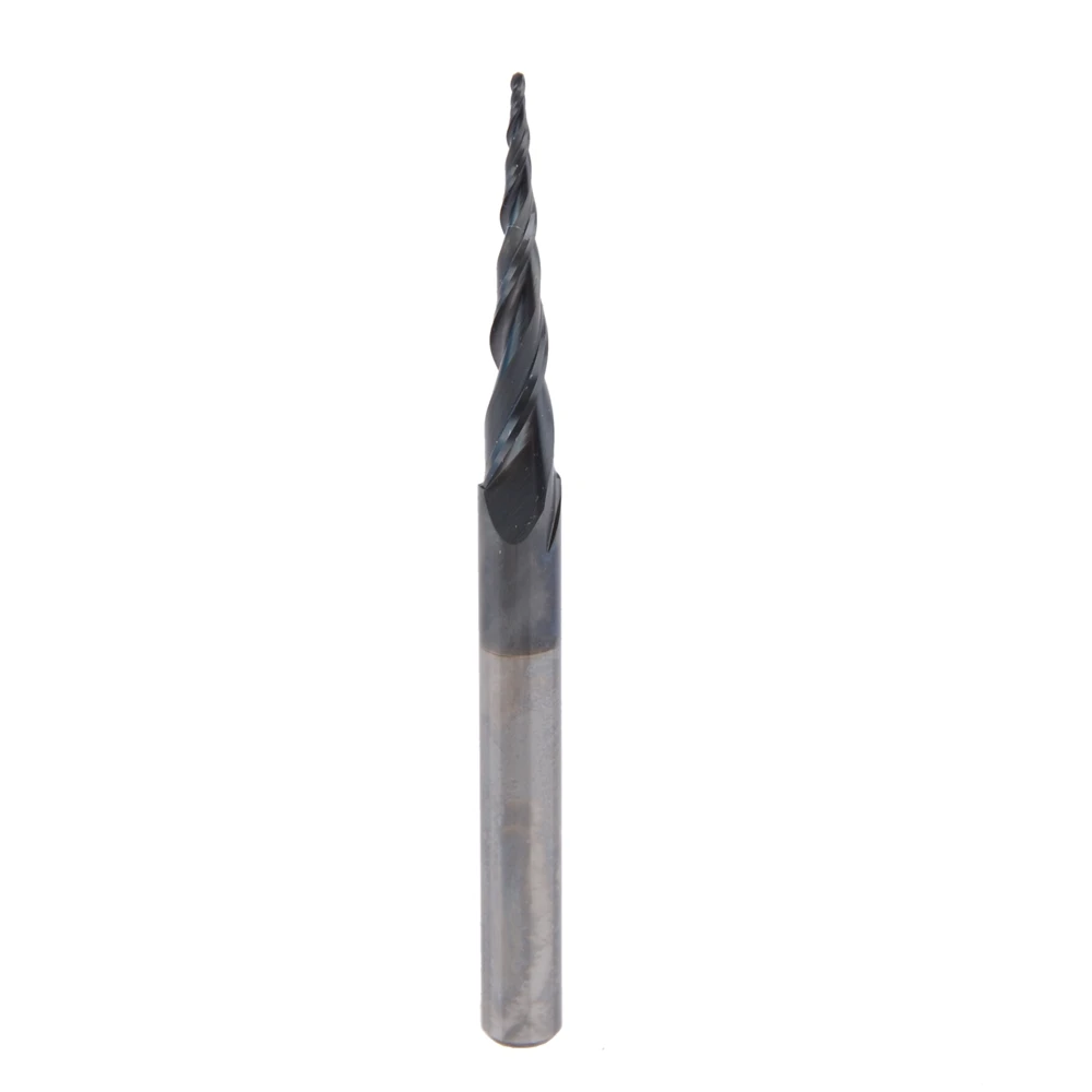 5PCS diameter 2.5mm HRC45 Carbide Ball Nose End Mills milling cutter for steel 