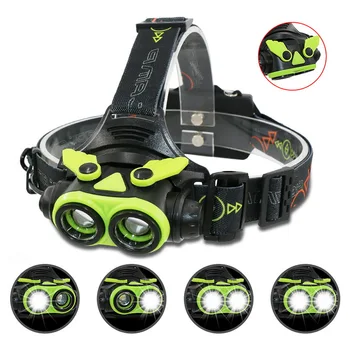 

by dhl 20set 10000LM LED 2*L2 Headlamp Headlight Head Lamp lighting Light Flashlight Torch Lantern Fishing