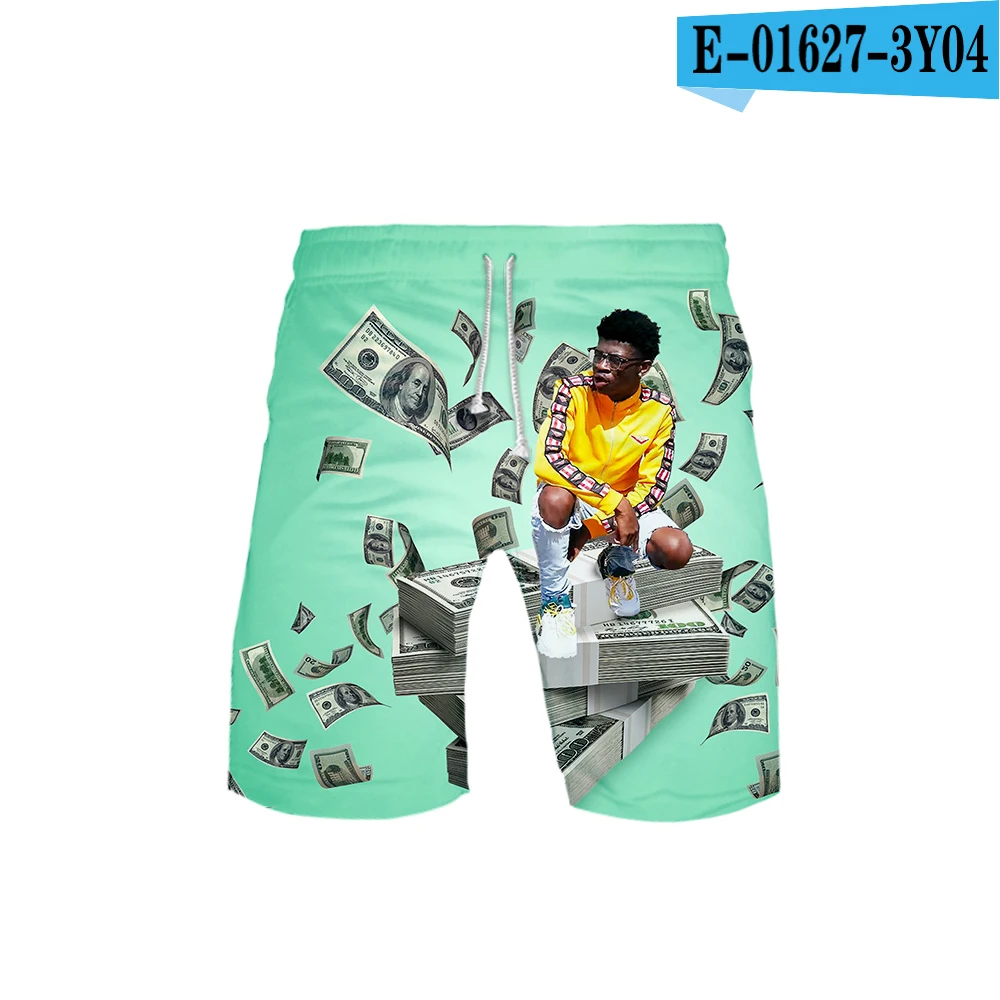 Rapper Lil Nas X пляжные шорты с 3D принтом Летние повседневные мужские шорты Lil Nas X крутые модные шорты есть детский размер уличная одежда - Цвет: 3D Beach Shorts