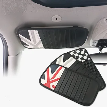 

Car Sun Visor CD Organizer Sunshade Storage Bag for Mini Cooper Clubman Countryman Hanging Receipt Bag