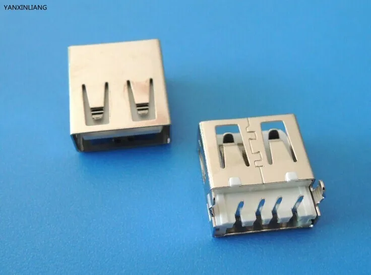 10pcs/lot USB 2.0 4Pin A Type Female Socket Connector 2 feet 90 degree Data Transmission Charging | Обустройство дома