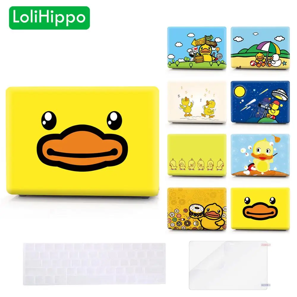 LoliHippo Lovely Duck Series Protective Case Hard Shell Protect Cover for font b Apple b font