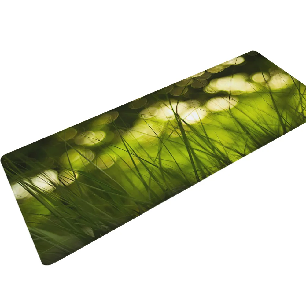 Zeegle, кухонный коврик, противоскользящий, с рисунком травы, современные коврики для гостиной, ванной комнаты, коврик для ванной, коврик для ванной в прихожей - Цвет: Fluorescent grass