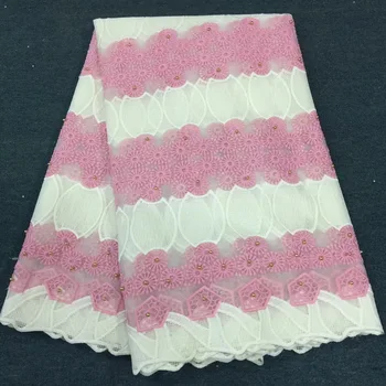 

2019 High Quality wine color French Lace Fabric With Stones and beads African Lace Fabric for Nigerian Wedding