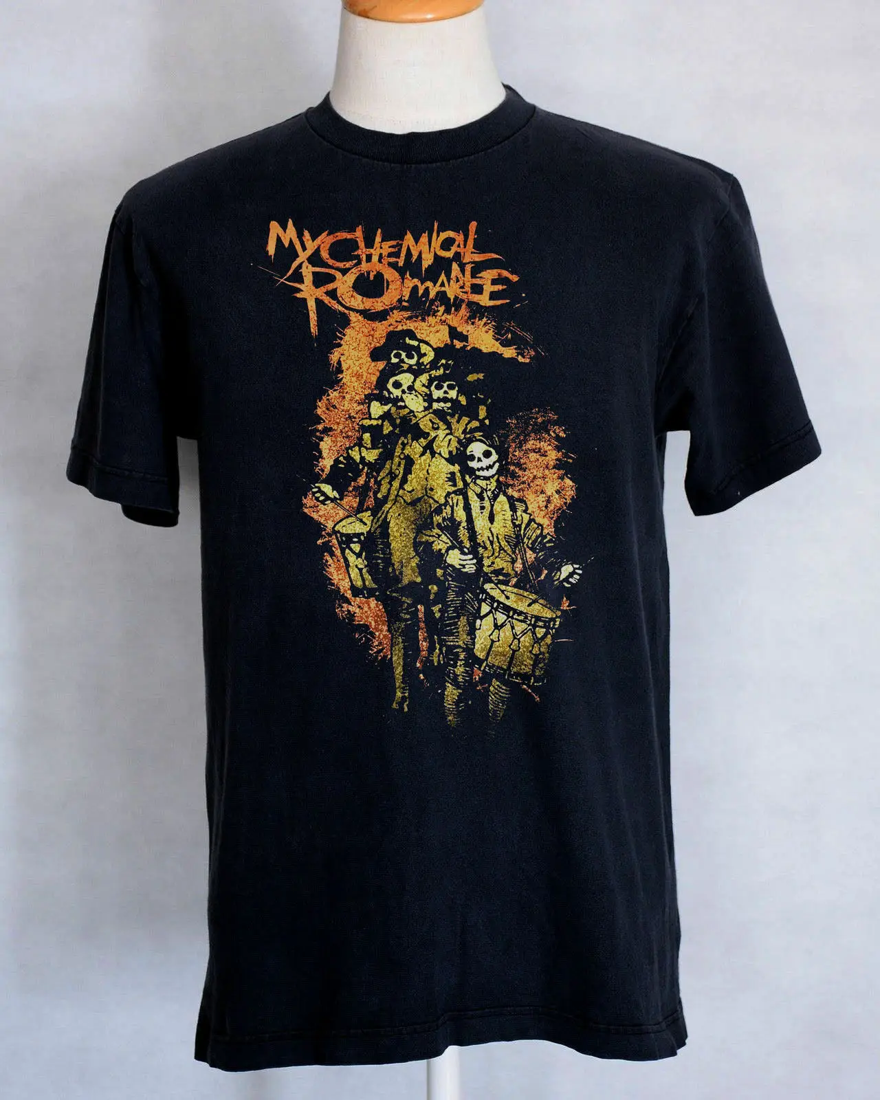 

Rare Vintage MY CHEMICAL ROMANCE 2007 Projec Revolution TOUR Shirt Reprint New 100% Cotton Print Mens Summer O-Neck