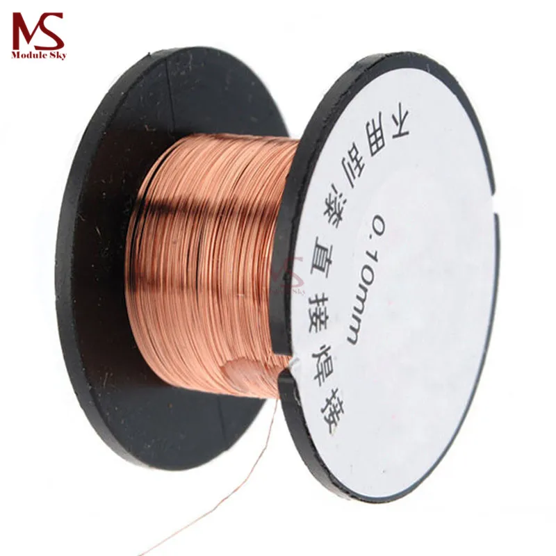 

5PCS 0.1MM Copper Solder Soldering welding phone repair PPA Enamelled Reel Wire