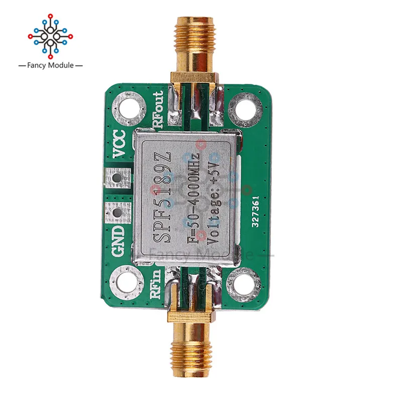 50-4000 МГц РЧ малошумный усилитель SPF5189 0.6дб широкополосный усилитель приемник сигнала для FM HF VHF/UHF радиостанции
