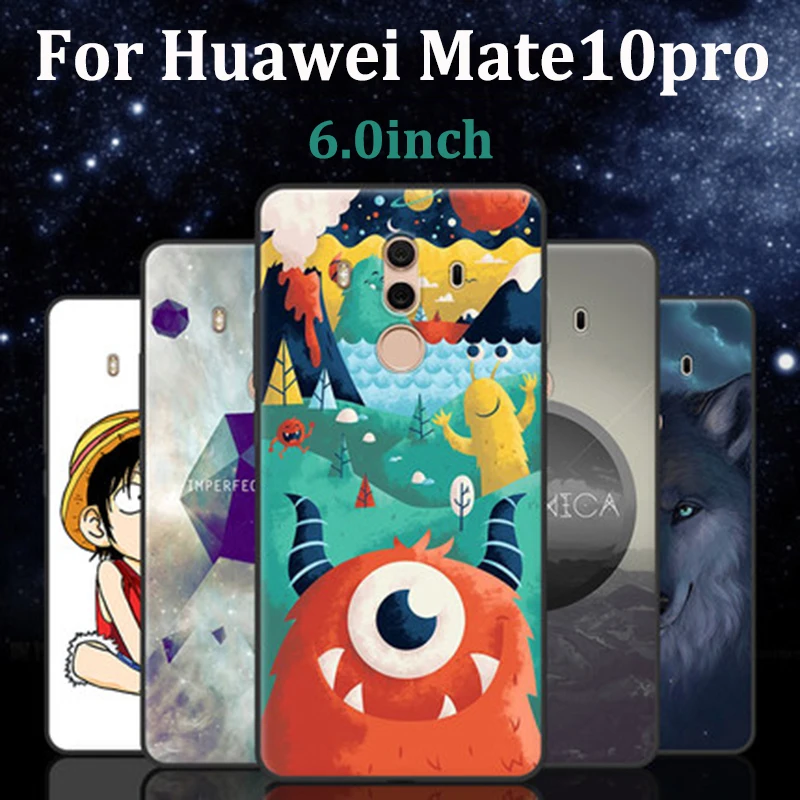 Чехол для Huawei Mate 10 pro чехол Mate10pro мультяшный мягкий телефона Mate10 защитная оболочка