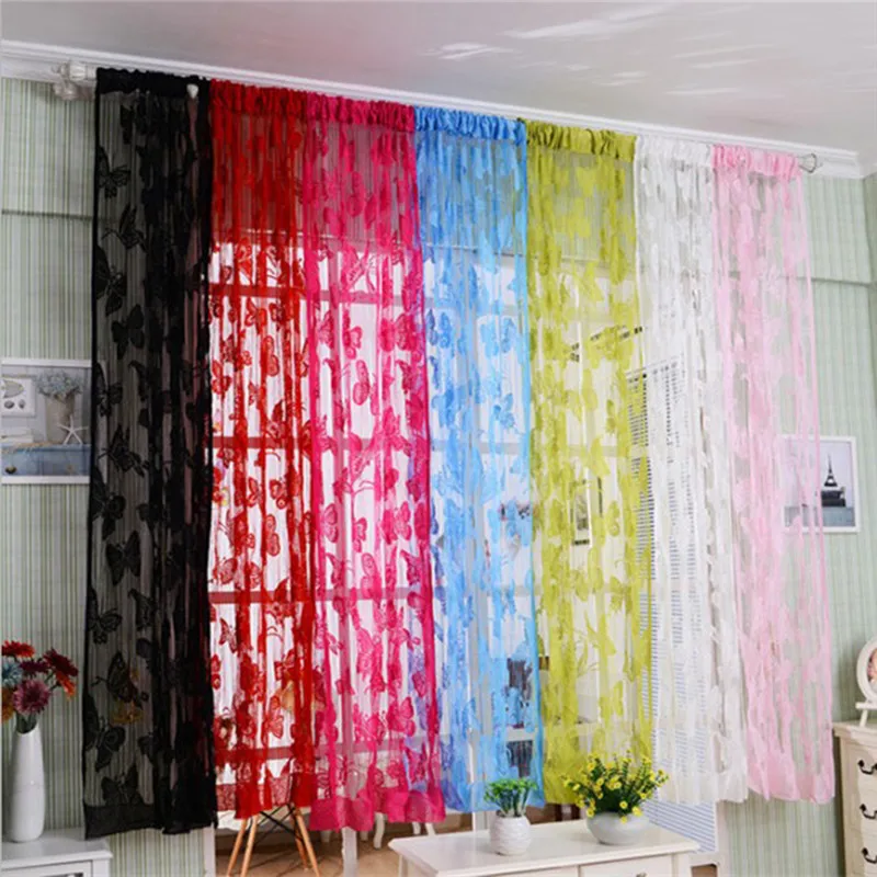 Vlinder Tule Gordijnen Gordijn Voor Woonkamer Slaapkamer Gordijnen ... Vlinder Tule Gordijnen Gordijn Voor Woonkamer Slaapkamer Gordijnen ...