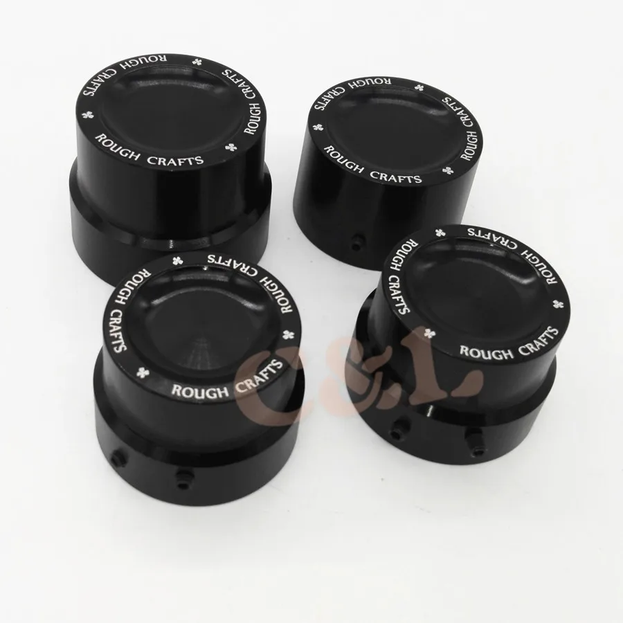 

Motorcycle Black CNC Aluminum RC Front+Rear Axle Cover Cap Nut For Harley Sportster XL 883 1200