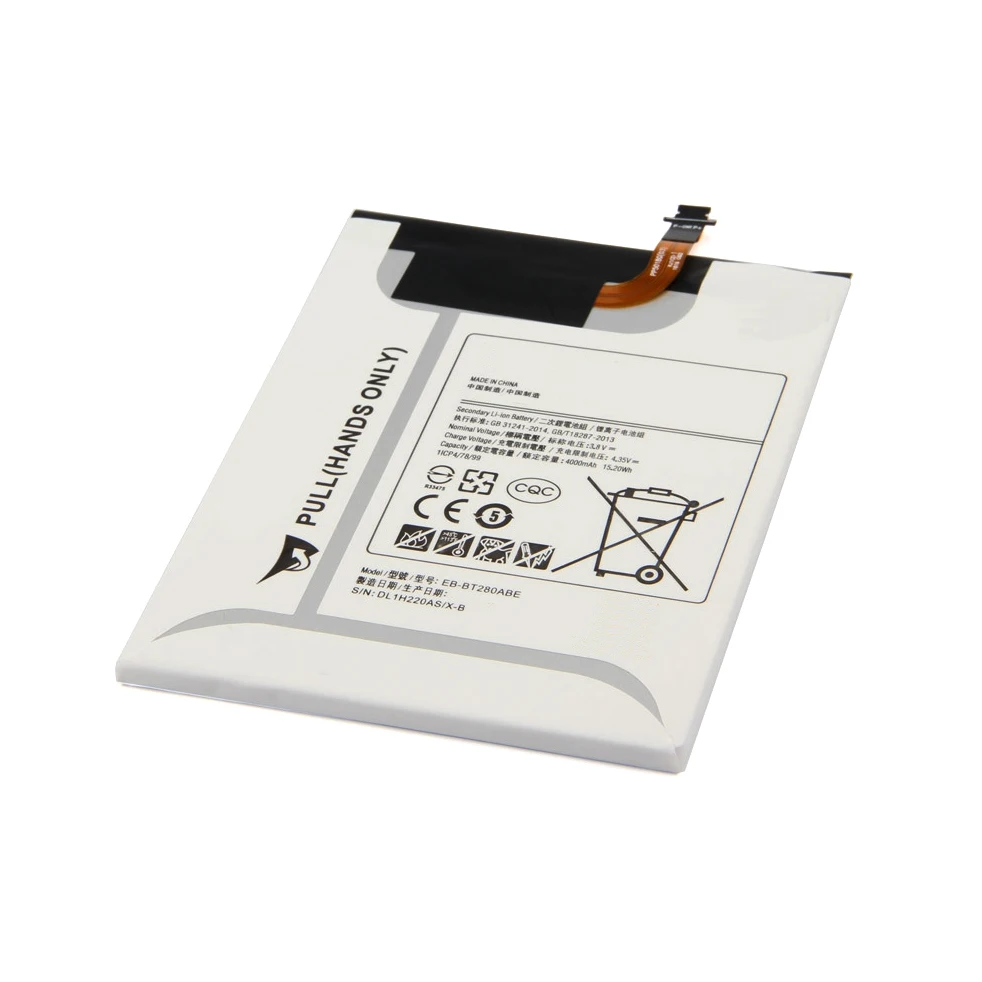 

Li-Polymer Battery Replacement For Samsung Galaxy Tablet Tab A 7.0 T280 T285 EB-BT280ABE battery 4000mAh