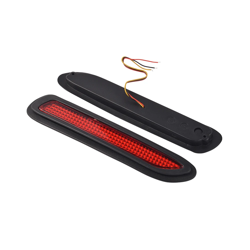 

1 Pair Car Fog Red Lens Rear Bumper Reflector Tail Brake SMD LED Light Fog Warning Light