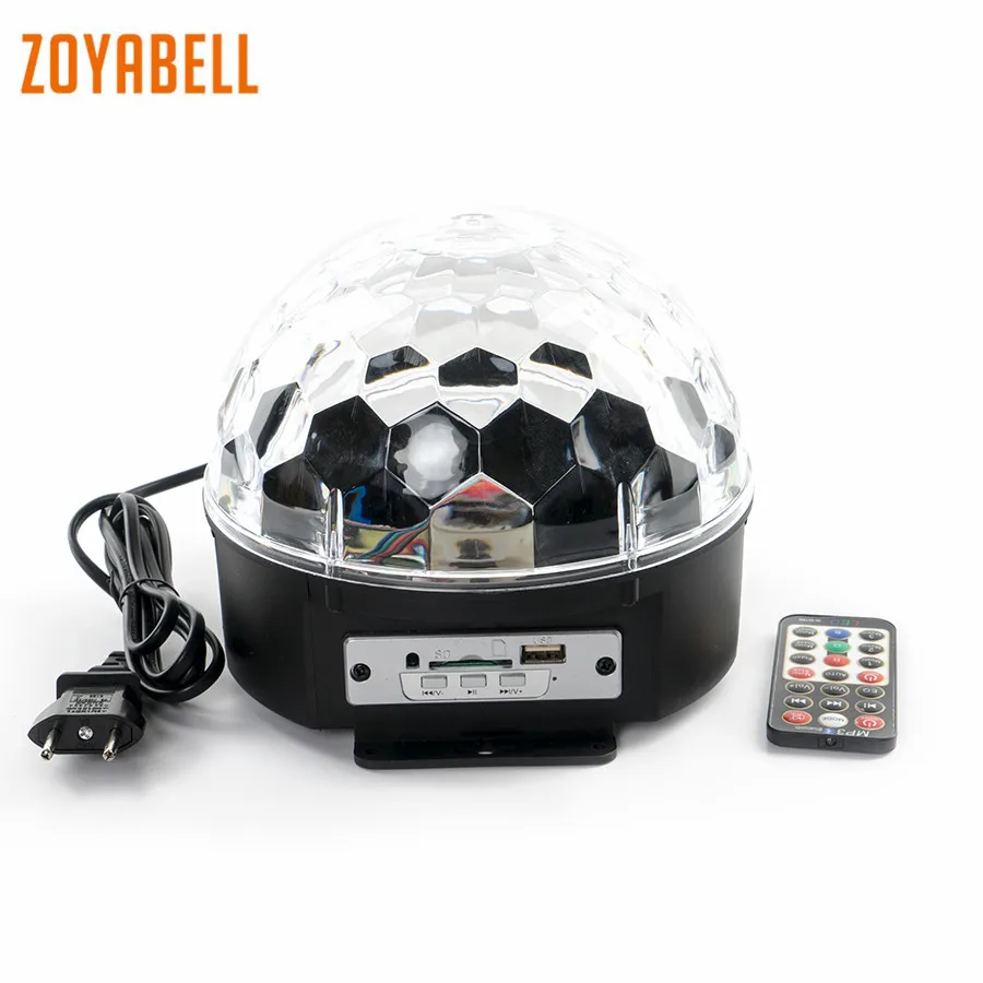 

zoyabell Led Disco Stage Party Light Music Speaker Bluetooth DJ Magic Remote Sound Control Laser Club Lamp Projector Lighting