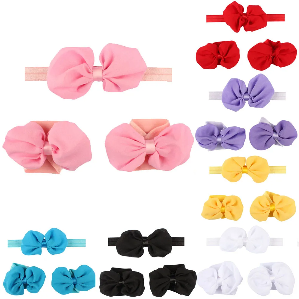 Bambini Ragazza Fiori Bowknot Hairband Elastico Della Fascia Del Fiore Del Nodo Dell Arco Di Modo Ragazza Corona Di Fiori F On Aliexpress