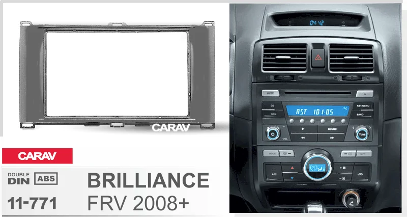 CARAV 11-771 Car Radio Installation Trim Fascia Panel