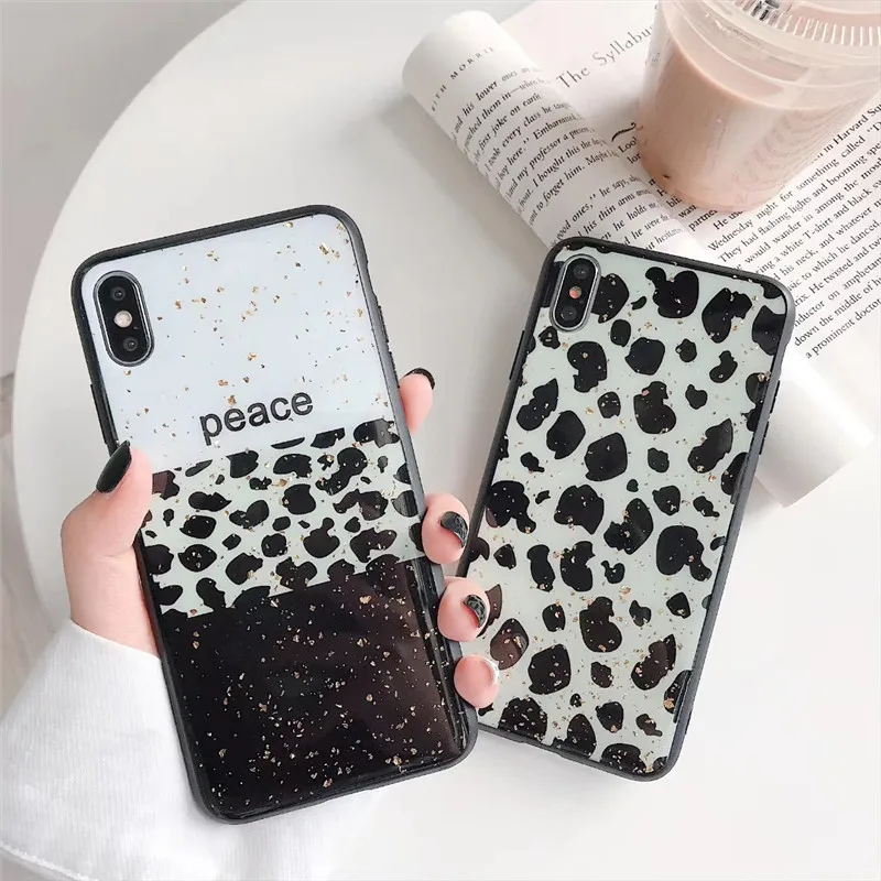 Защитный чехол из ТПУ для Huawei P20 Pro P30 блестящий золотой фольги с блестящим