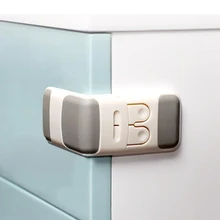 4 шт. замок для детей Защита детей запирающиеся двери для безопасности детей Детская безопасность пластиковый замок для детей