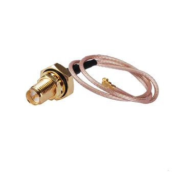 

Superbat IPX / u.fl to RP-SMA female jack O-ring Pigtail 50 Ohm Cable RG178 15cm for wifi