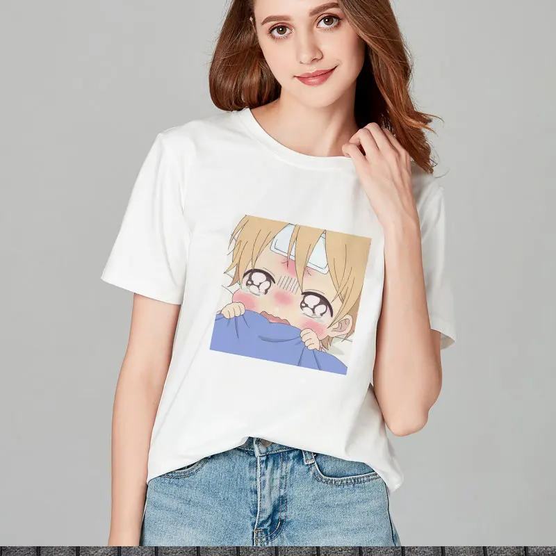 Ulzzang Новинка лета 2019 футболки Harajuku Kawaii одежда для школы топы с графическим