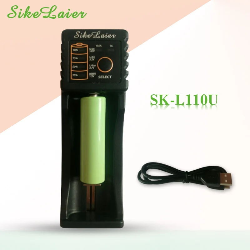 sikelaier SK-L110U 1,2 3,7 3,2 3.85AA типа AA или AAA 18650 18350 26650 10440 14500 16340 25500 зарядное устройство для никель-металл-гидридных и литиевых аккумуляторов Смарт Батарея заряда