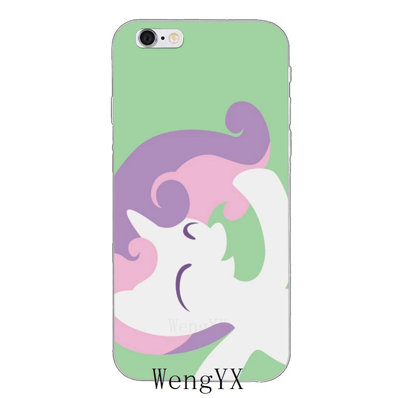 Милый мягкий чехол my little pony Sweetie Belle для Huawei Honor 4c 5c 5x 6x V10 Y5 Y6 Y7 II Mate 7 8 9 10 P8 P9 P10 Lite plus