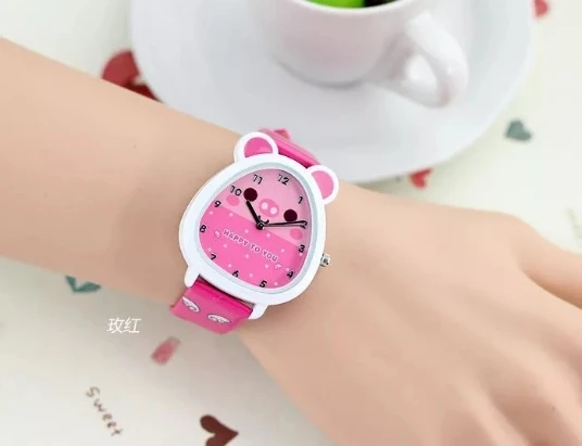Супер детские часы с героями мультфильмов для девочек, детские спортивные часы в Корейском стиле, Модные непромокаемые студенческие часы