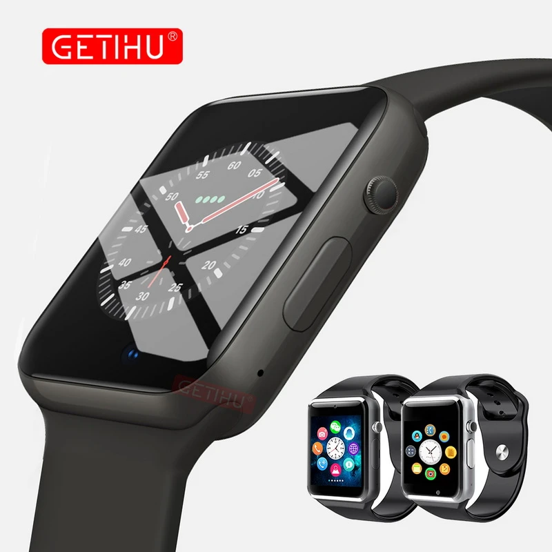 GETIHU Smart Watch A1 Smartwatch For Apple iPhone Android Samsung Bluetooth Digital Wrist Sport Watch SIM Card Phone With Camera