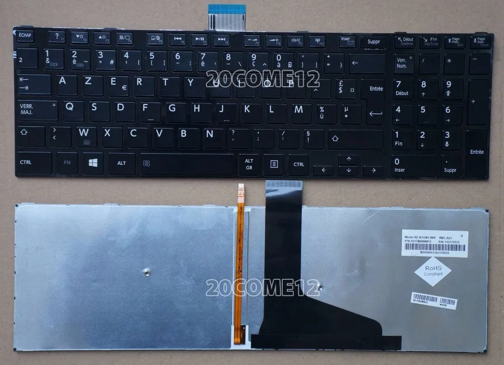 

News keyboard for TOSHIBA S50-A E50 E55 S55-A E55T S70-A FRENCH/LATIN SPANISH/PORTUGUESE/SLOVENIAN/US/UK/TURKISH/DANISH layout