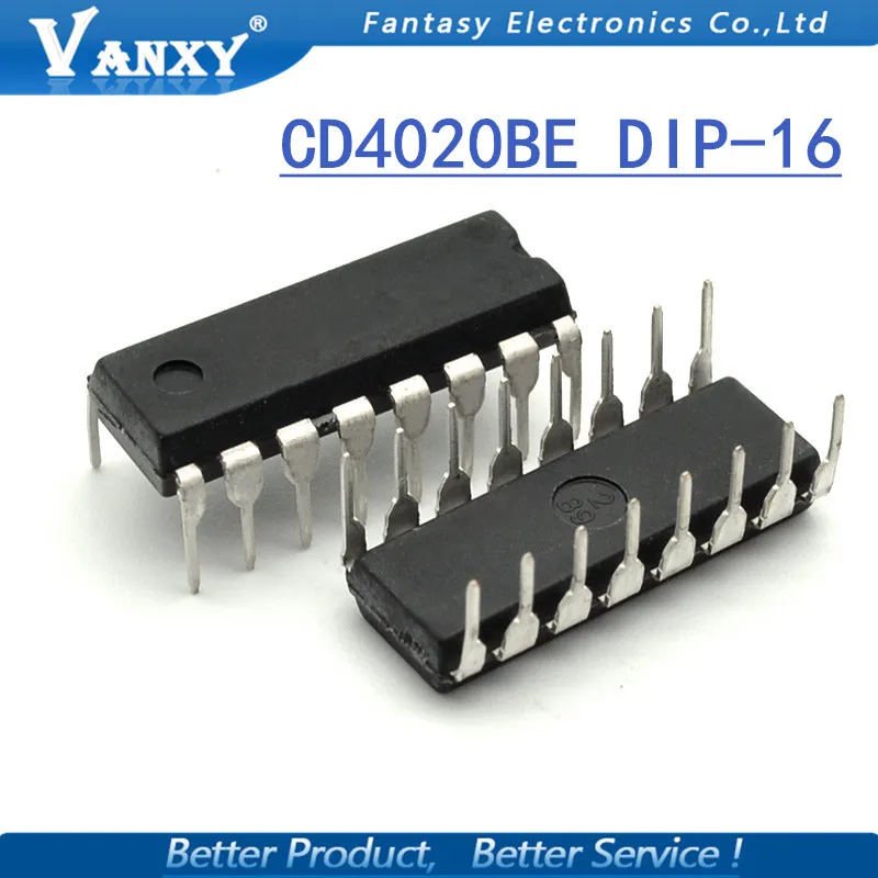 10 шт. CD4020BE DIP16 CD4020 DIP 4020BE DIP-16 новое и оригинальное IC