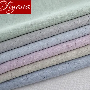 

Solid Color Blackout Curtain Linen for Window Bedroom Sheer Fabric for Living Room Kitchen Treatment Shade Blind M060#30