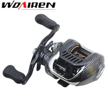 12+ 1BB Левая Правая катушка для рыбалки 6,3: 1 приманка литье рыболовное колесо с магнитным тормозом Карп Рыболовная катушка