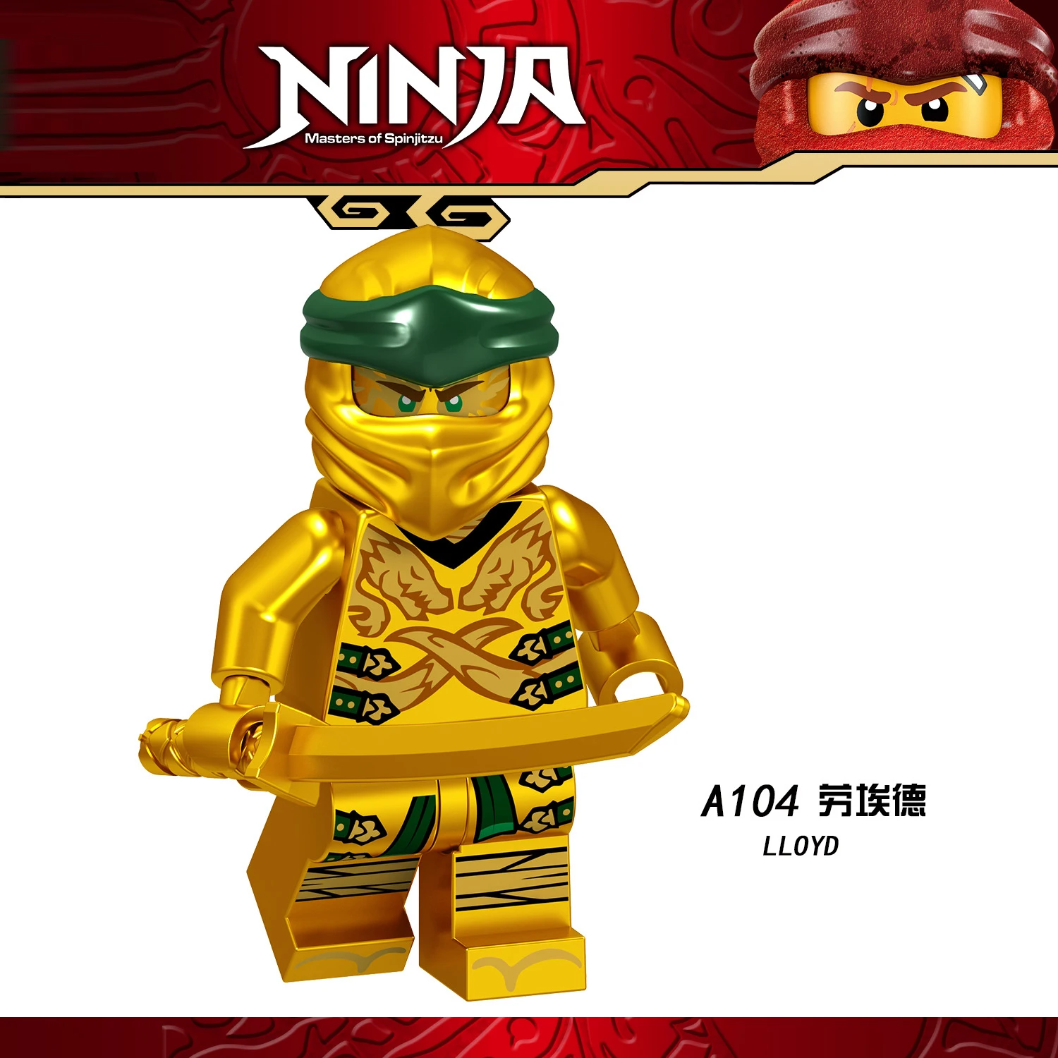 

Single Ninja Movie Figures Legoing Ninjago Kai Jay Cole Zane Nya Lloyd Master Wu With Legoings Weapons Building Blocks Kids Toys