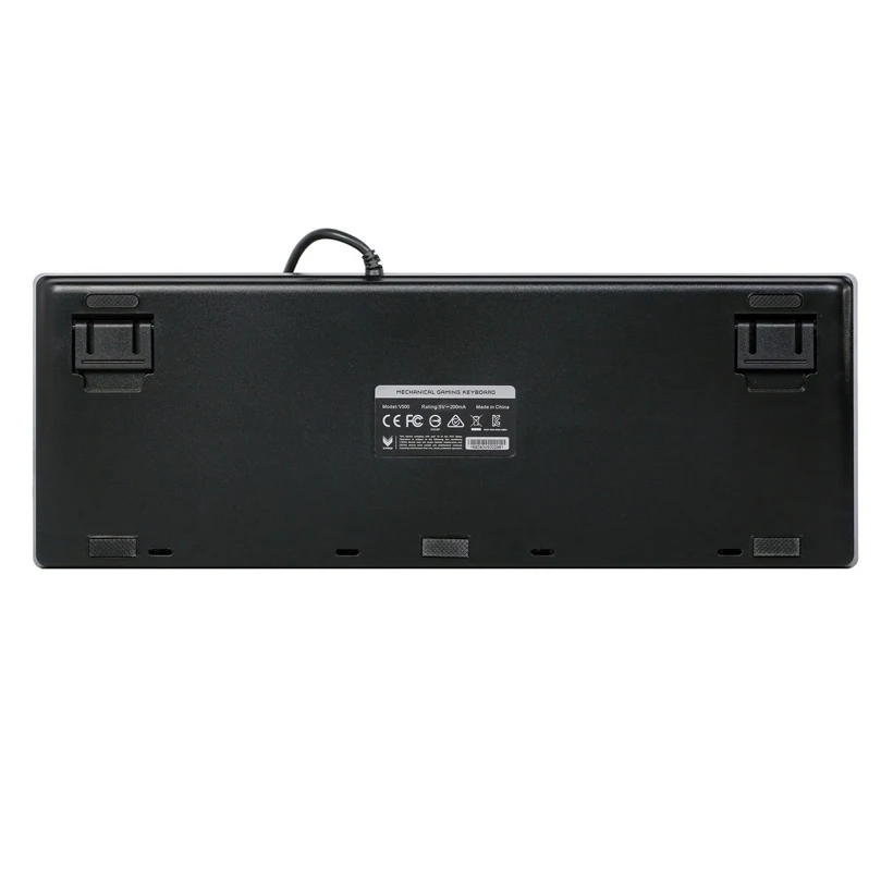 Rapoo v500 сплава версия механическая игровая клавиатура с 1.8 м usb кабель для рабочего