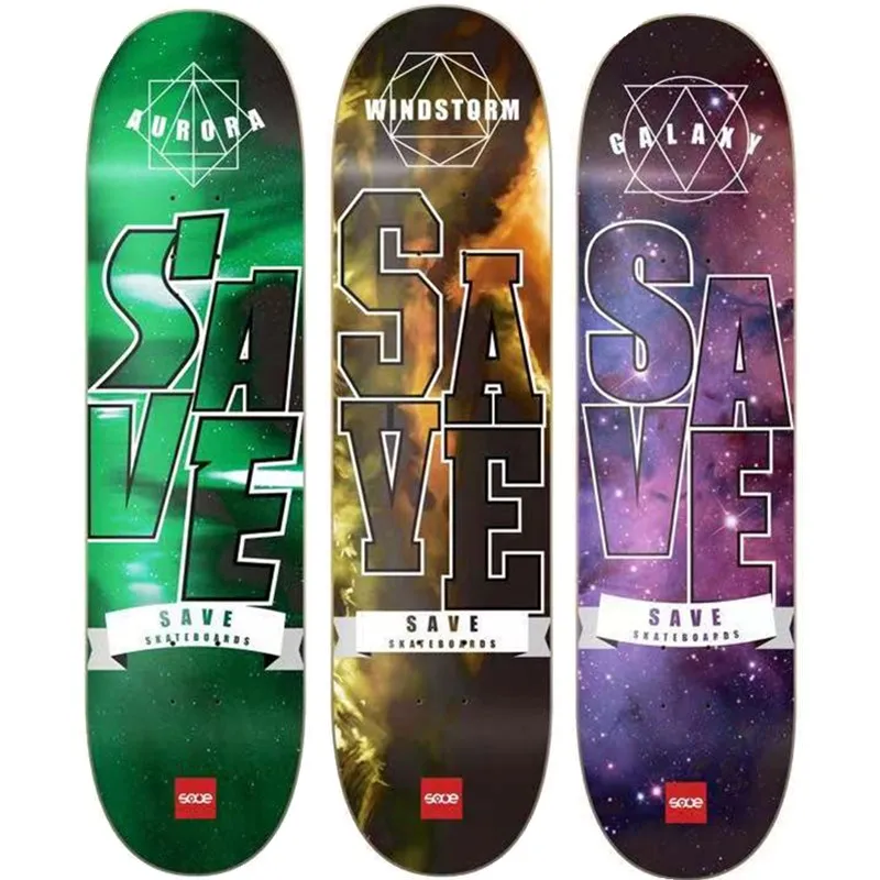 

1PC PRO Lasest Graphic design 8 inch Skateboard Deck 7 Layers Full Canadian Maple Skate Board Deck For DIY skaters Pro Skaters