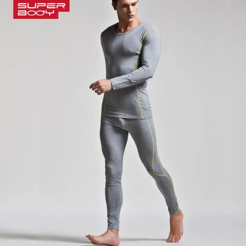 Супербоди Топы+ брюки модные Компрессионные Мужские быстросохнущие дышащие кальсоны для фитнеса нижнее белье для коррекции фигуры термобелье