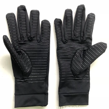 

1 Pair Womens Mens Copper fiber Therapy Compression Gloves Safety Work Gloves Half Full Finger Therapy Gloves